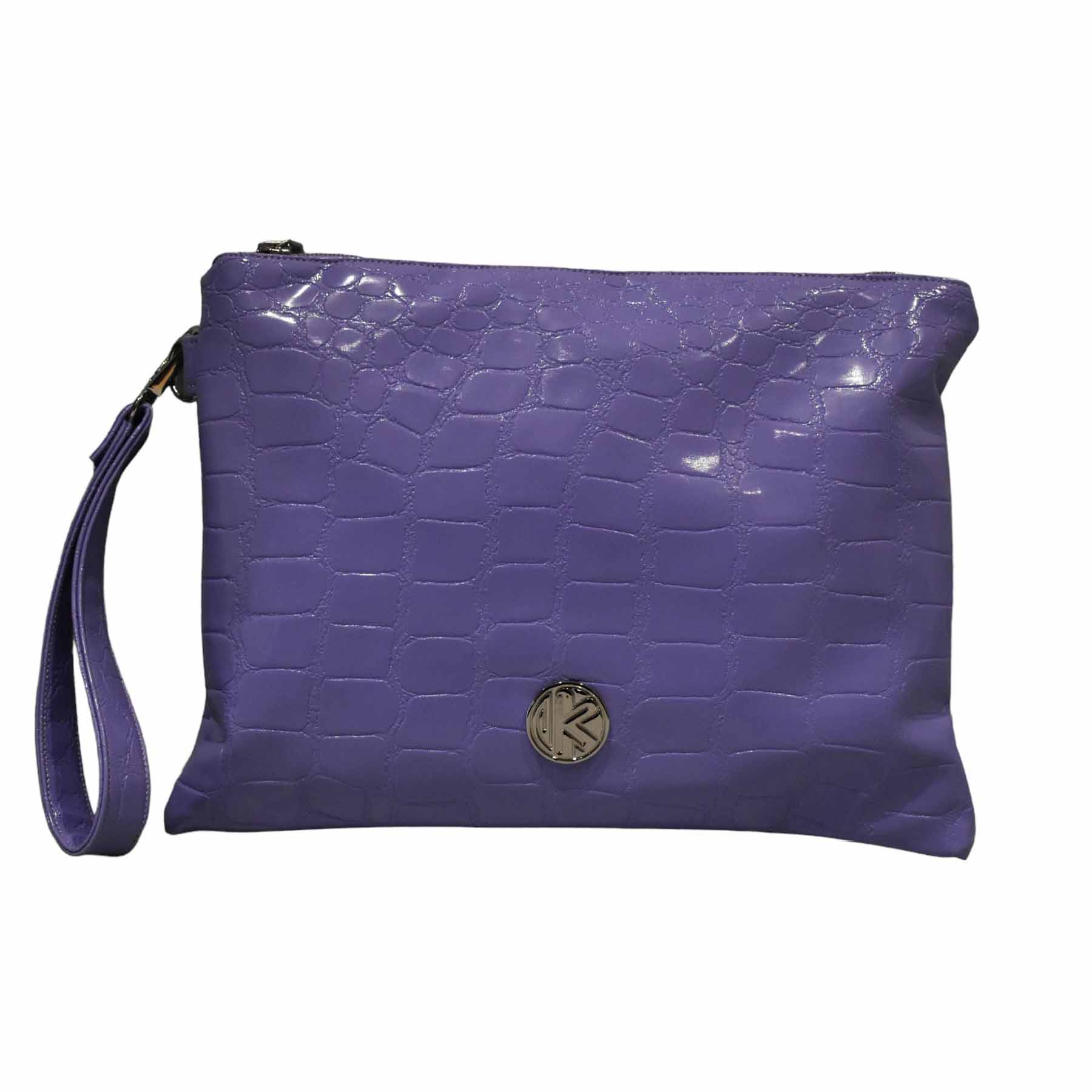 τσάντα χειρός lilac croco