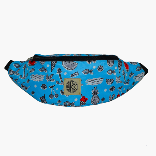 belt bag blue sea