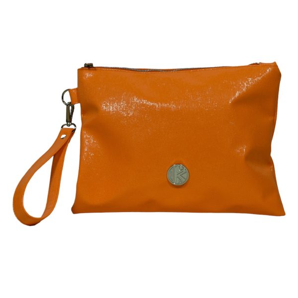 Τσαντα χειρος neon orange