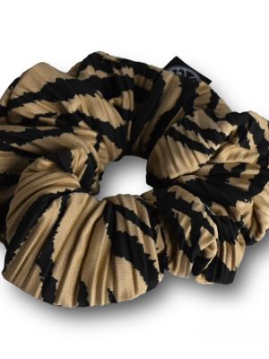 Scrunchy πλισέ ζέβρα