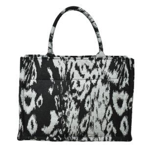 Tote bag Penelope leopard grey black