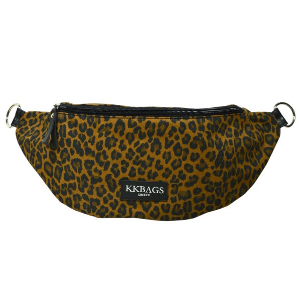 Belt bag Simona leopard brown