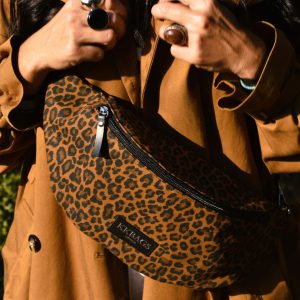 Belt bag Simona leopard brown