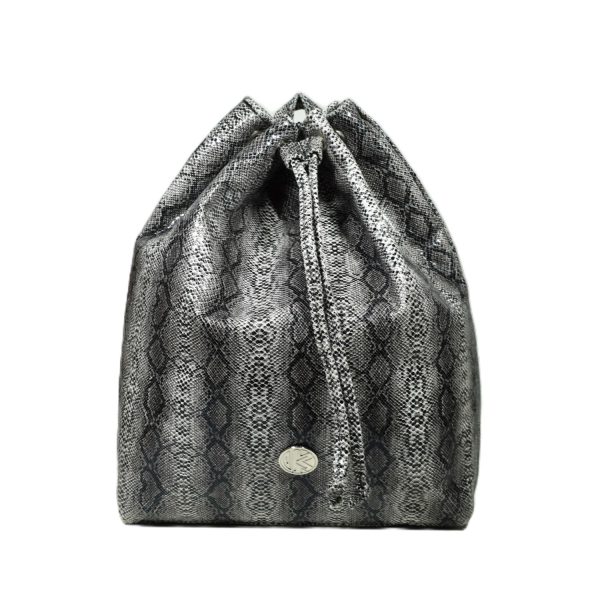 backpack grey snake