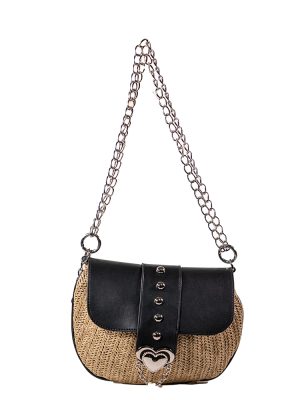 ROXANNE RAFFIA NATURAL ΤΣΑΝΤΑ ΩΜΟΥ