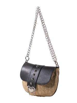 ROXANNE RAFFIA NATURAL ΤΣΑΝΤΑ ΩΜΟΥ