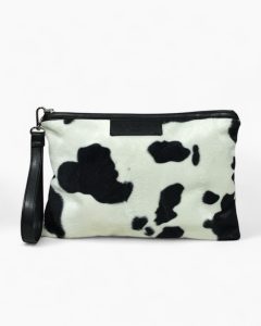 ΤΣΑΝΤΑ ΧΕΙΡΟΣ JULIAN COW BLACK AND WHITE