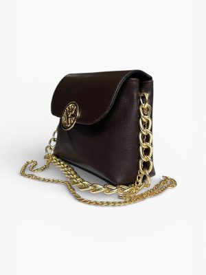 ΤΣΑΝΤΑ ΧΙΑΣΤΙ AMDROMEDA MINI BAG DARK BROWN