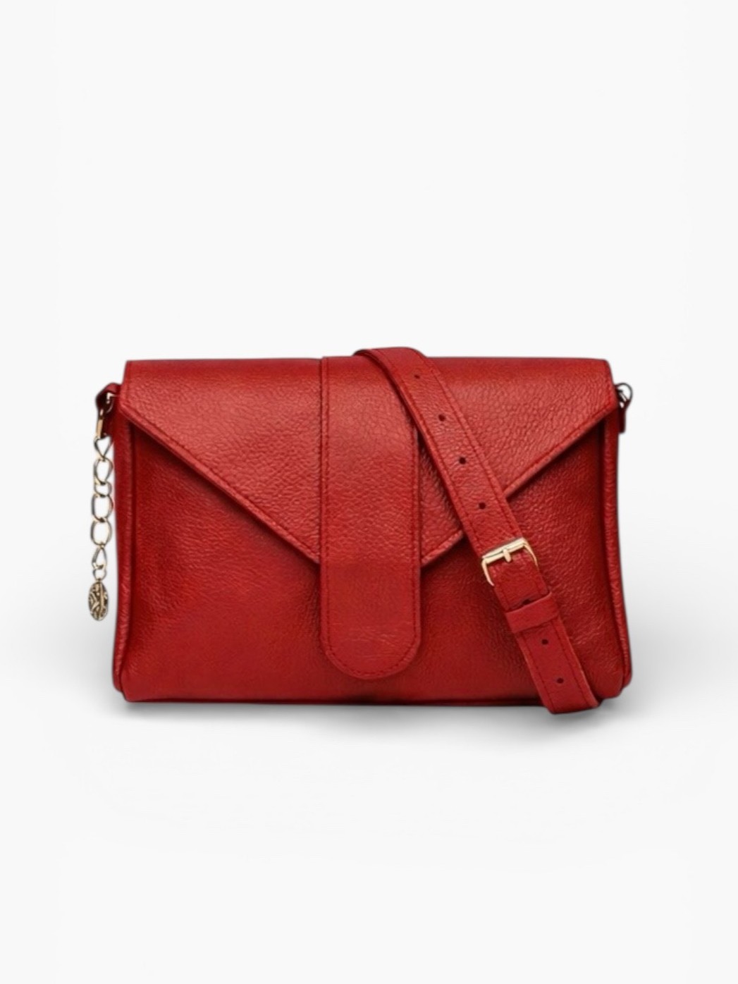 ΤΣΑΝΤΑ ΧΙΑΣΤΙ NERO RED LEATHER ΤΣΑΝΤΑ ΧΙΑΣΤΙ NERO RED LEATHER