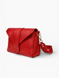 ΤΣΑΝΤΑ ΧΙΑΣΤΙ NERO RED LEATHER