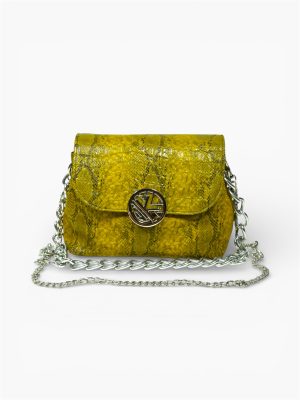 ΤΣΑΝΤΑ ΧΙΑΣΤΙ ANDROMEDA SNAKE PRINT YELLOW