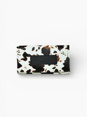 TOBACCO CASE COW PRINT