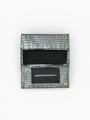 TOBACCO CASE CROCO SILVER