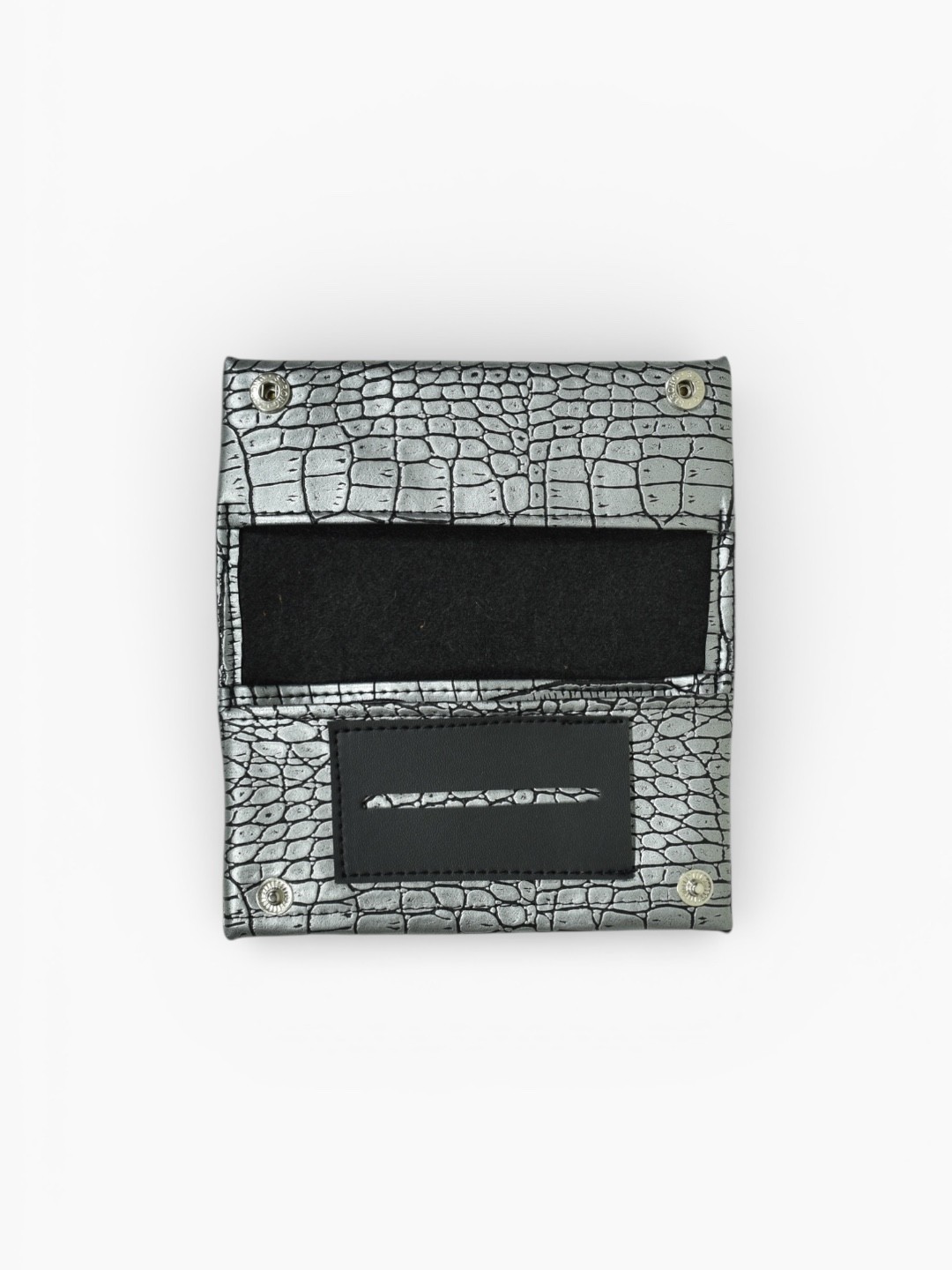TOBACCO CASE CROCO SILVER TOBACCO CASE CROCO SILVER