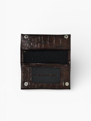 TOBACCO CASE CROCO BROWN