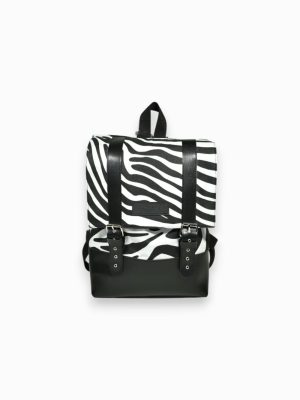 CHARLOTTE ZEBRA ΤΣΑΝΤΑ ΠΛΑΤΗΣ
