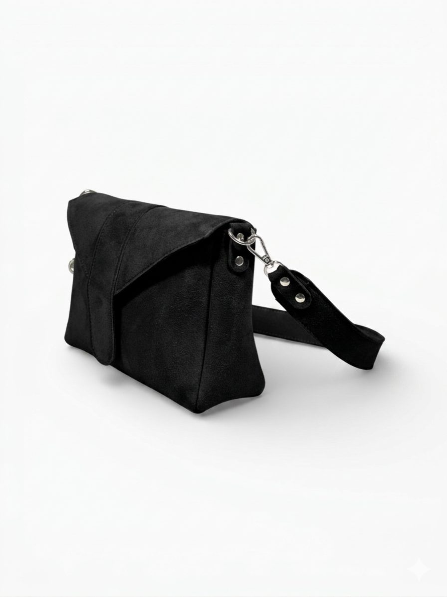 ΤΣΑΝΤΑ ΧΙΑΣΤΙ NERO ΜΑΥΡΗ SUEDE ΤΣΑΝΤΑ ΧΙΑΣΤΙ NERO ΜΑΥΡΗ SUEDE