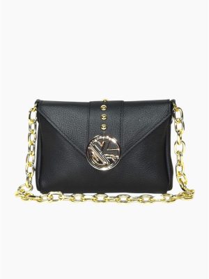 ΤΣΑΝΤΑ ΧΙΑΣΤΙ ROCK DIAMOND BLACK LEATHER