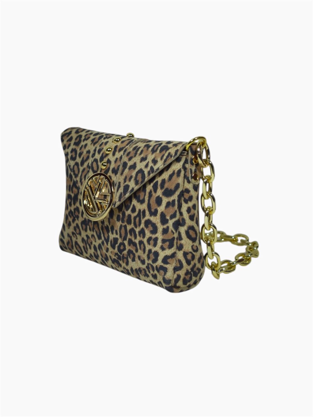 ΤΣΑΝΤΑ ΧΙΑΣΤΙ ROCK DIAMOND LEOPARD LEATHER